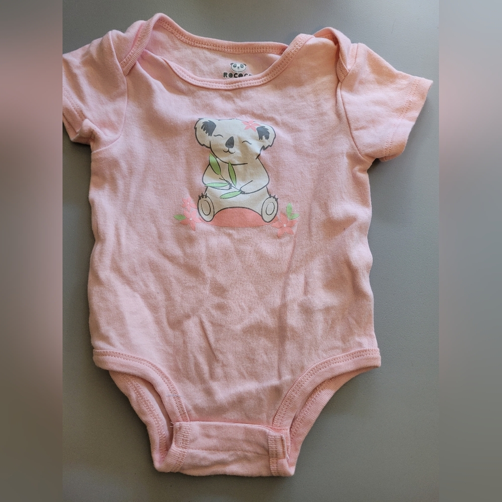 Rococo Sand Pink Koala Bodysuit